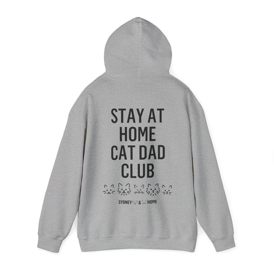 Hoodie - Stay At Home Cat Dad Club