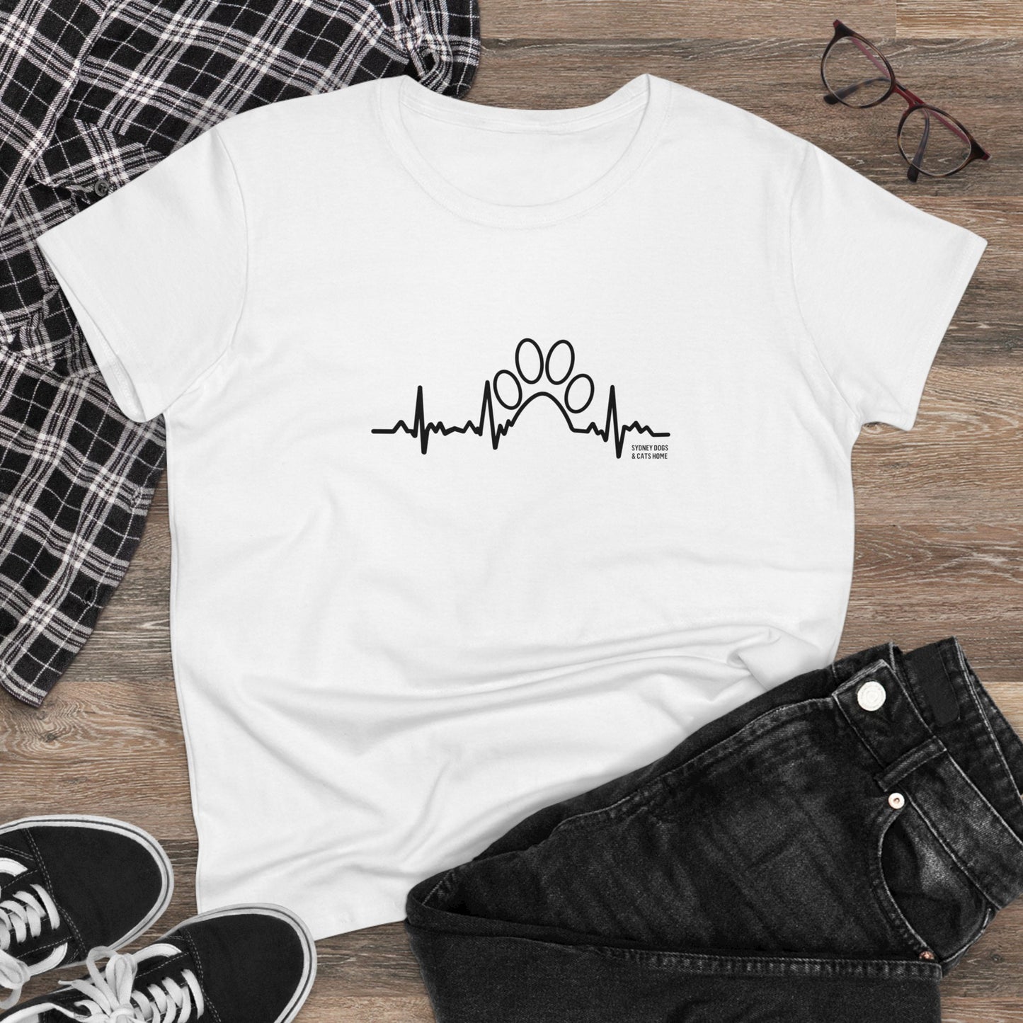 T-Shirt - Heartbeat Paw (Women's)