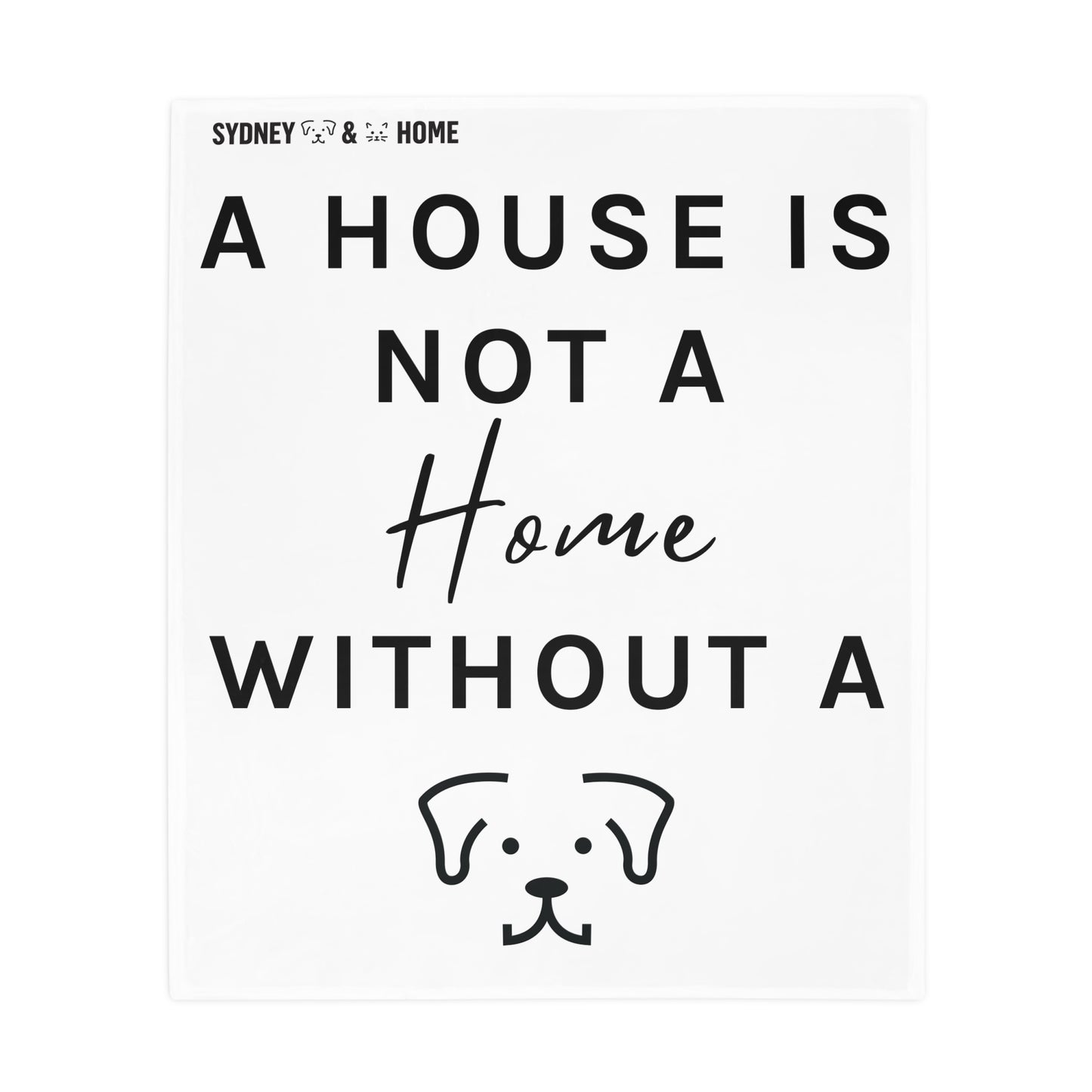Plush Fleece Dog Blanket