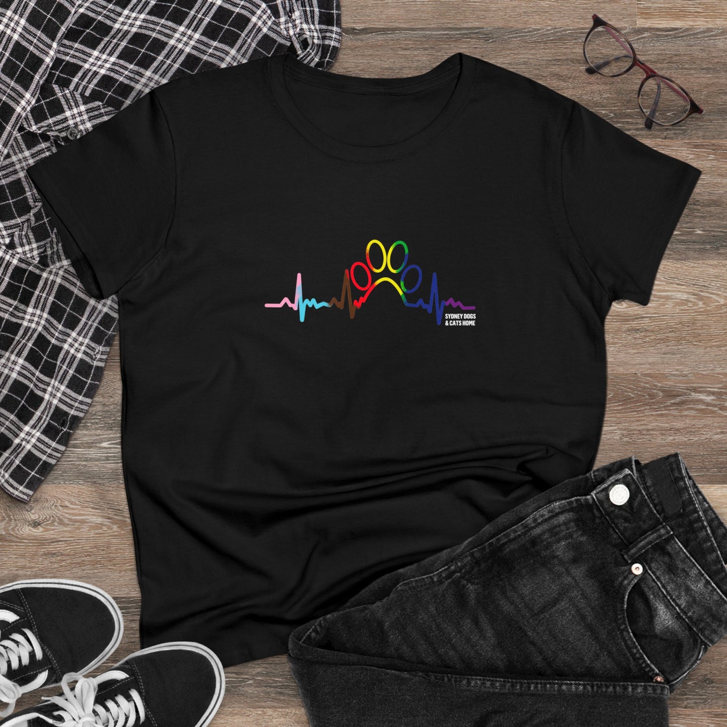 T-Shirt - Heartbeat Paw Pride Edition (Women's)