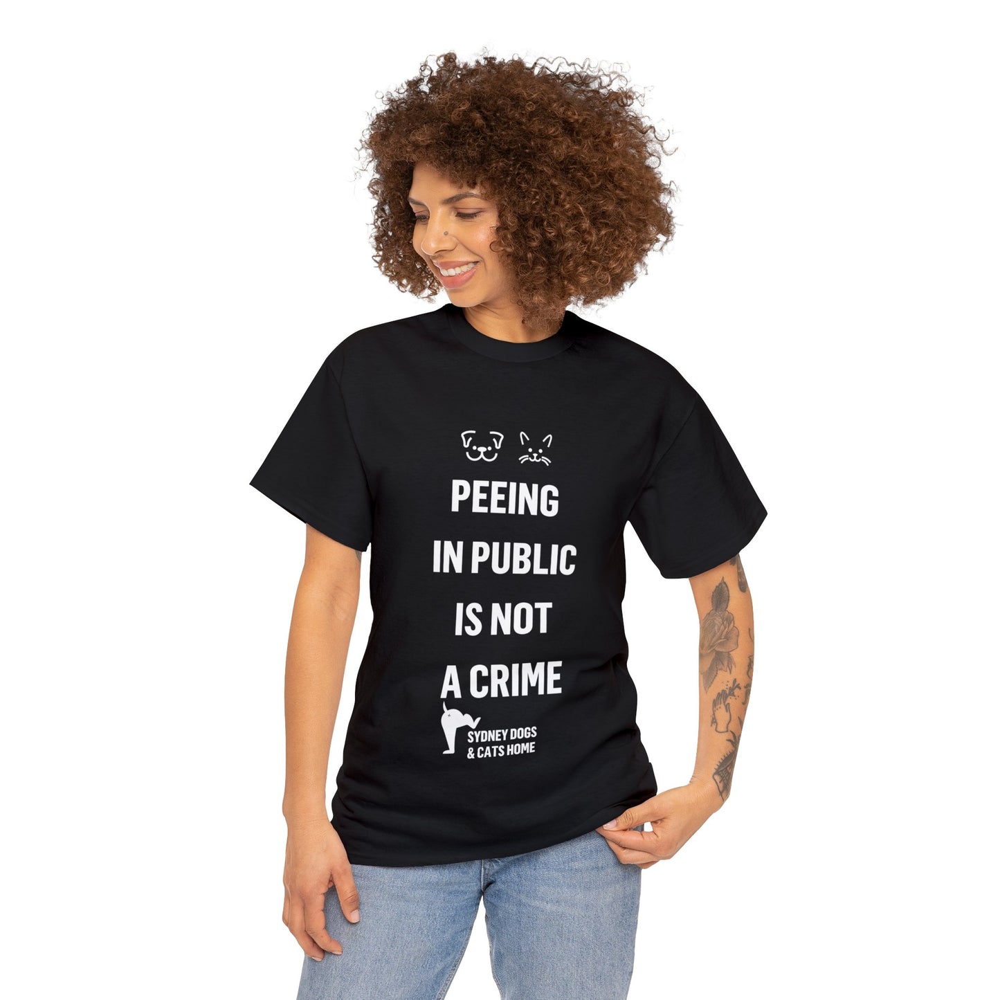 T-Shirt - Peeing in Public is Not a Crime