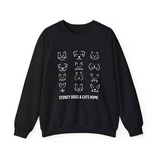 Crewneck Sweatshirt - A Dozen Dogs/Cats
