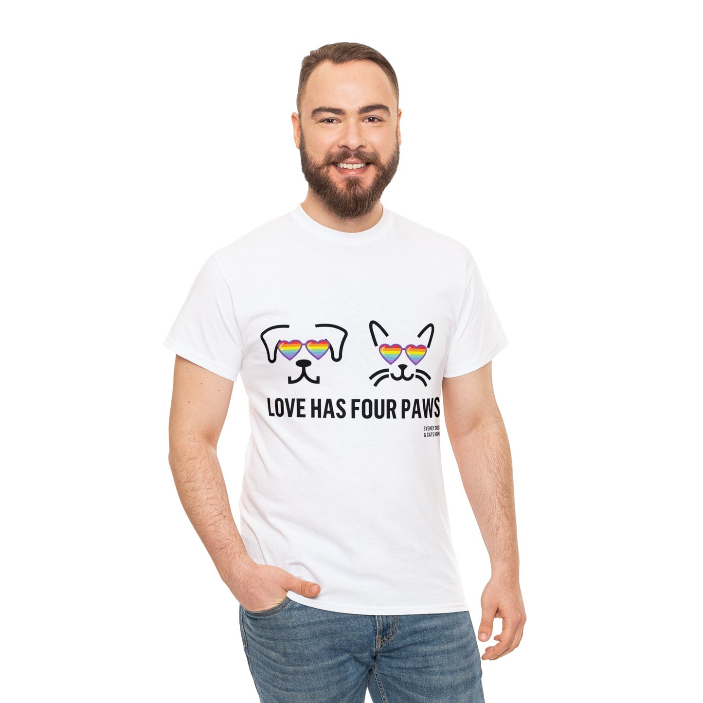 T-Shirt - Love Has Four Paws (Pride Collection)