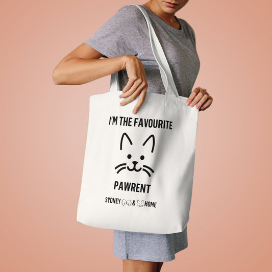 Tote Bag - I'm the Favourite Pawrent (Cat)