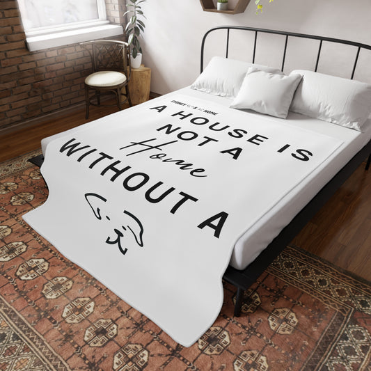 Plush Fleece Dog Blanket