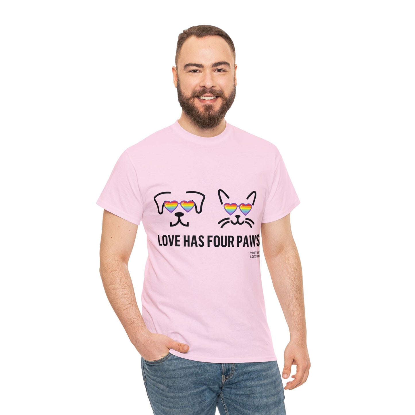 T-Shirt - Love Has Four Paws (Pride Collection)