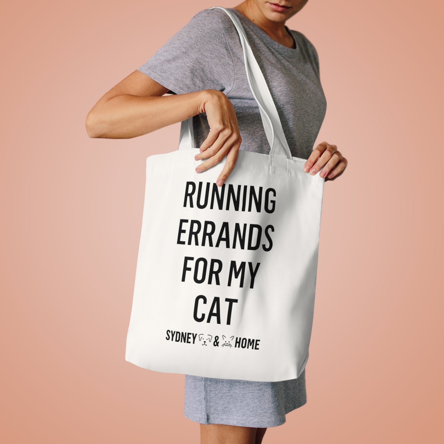 Running Errands for my Cat - Tote Bag