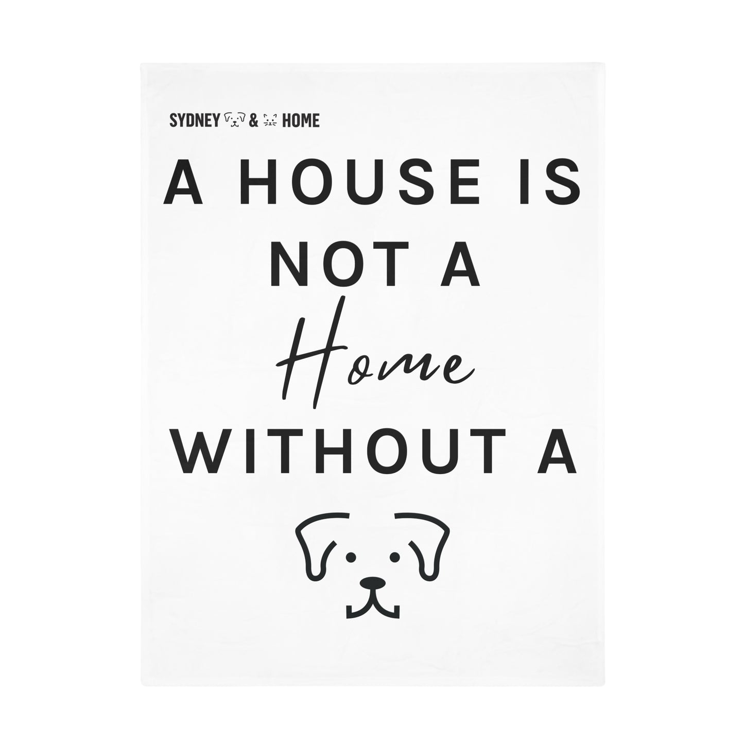 Plush Fleece Dog Blanket