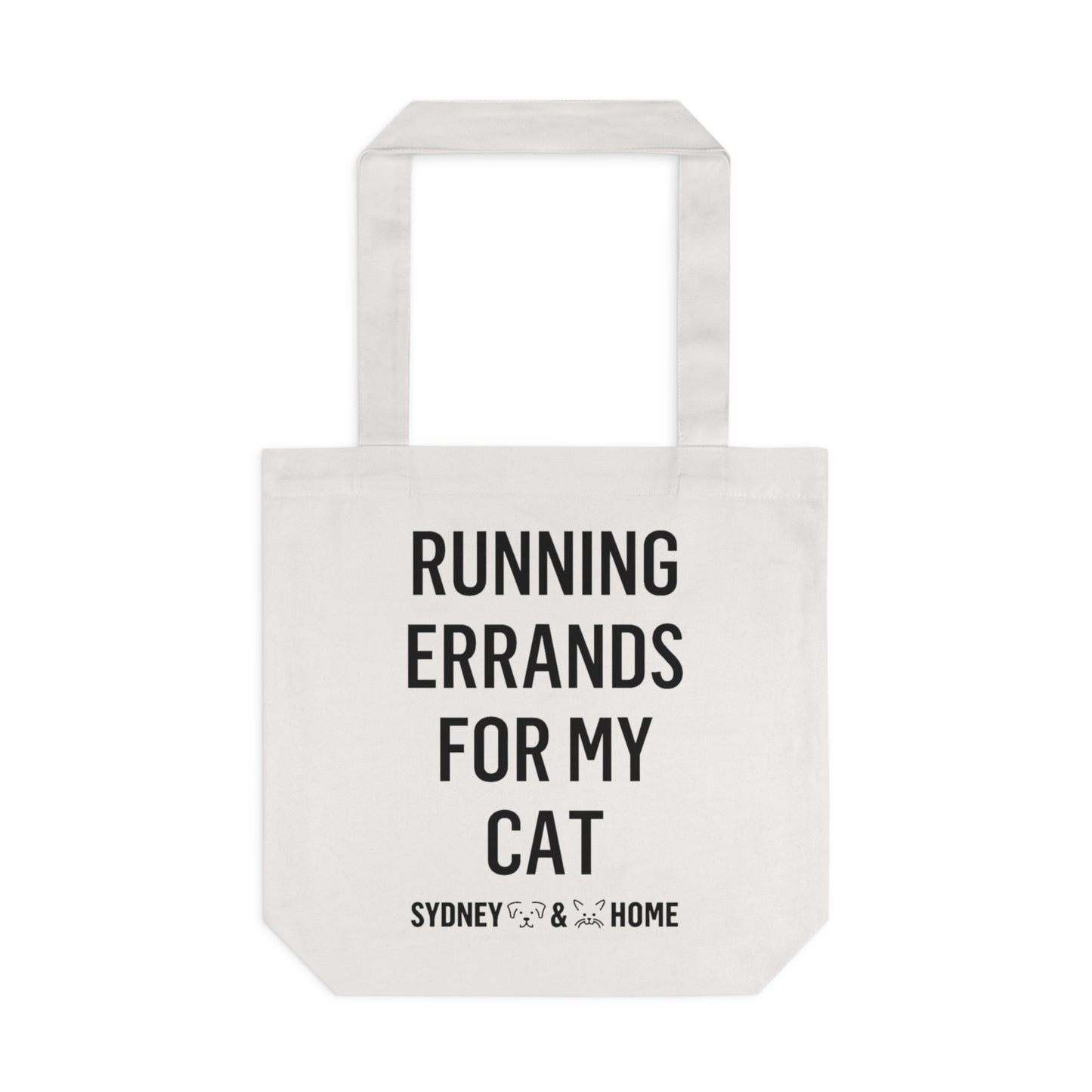 Running Errands for my Cat - Tote Bag