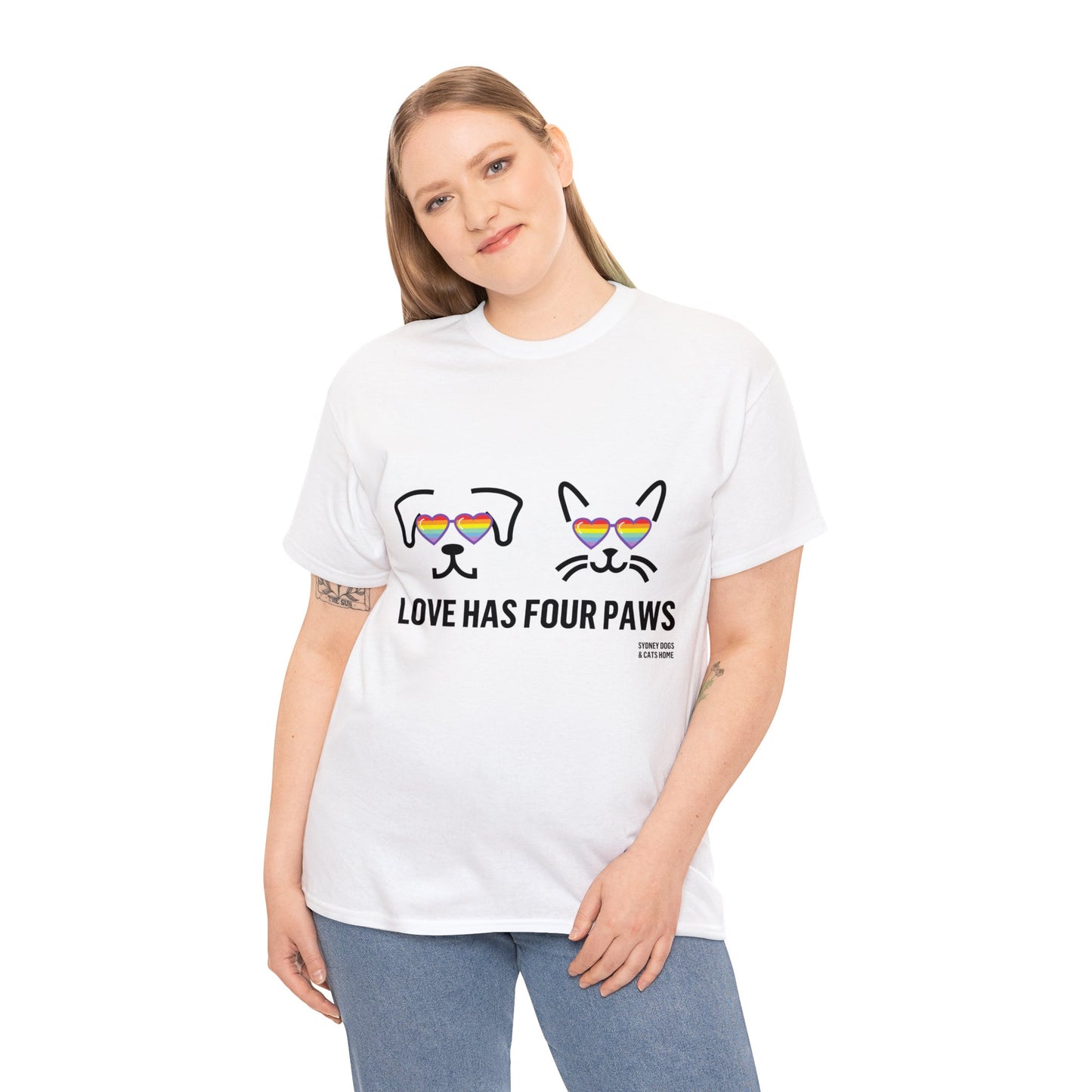 T-Shirt - Love Has Four Paws (Pride Collection)