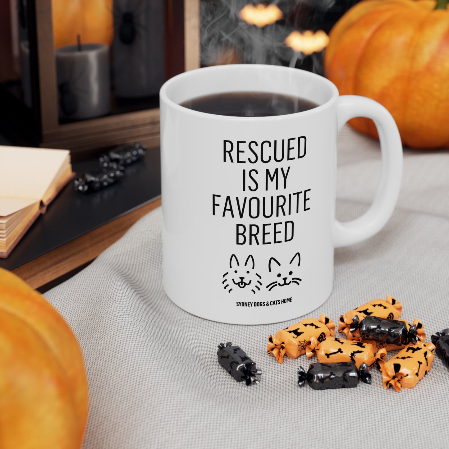 Mug - Rescued is my Favourite Breed