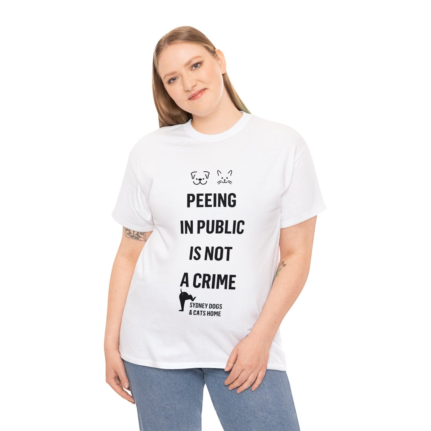 T-Shirt - Peeing in Public is Not a Crime