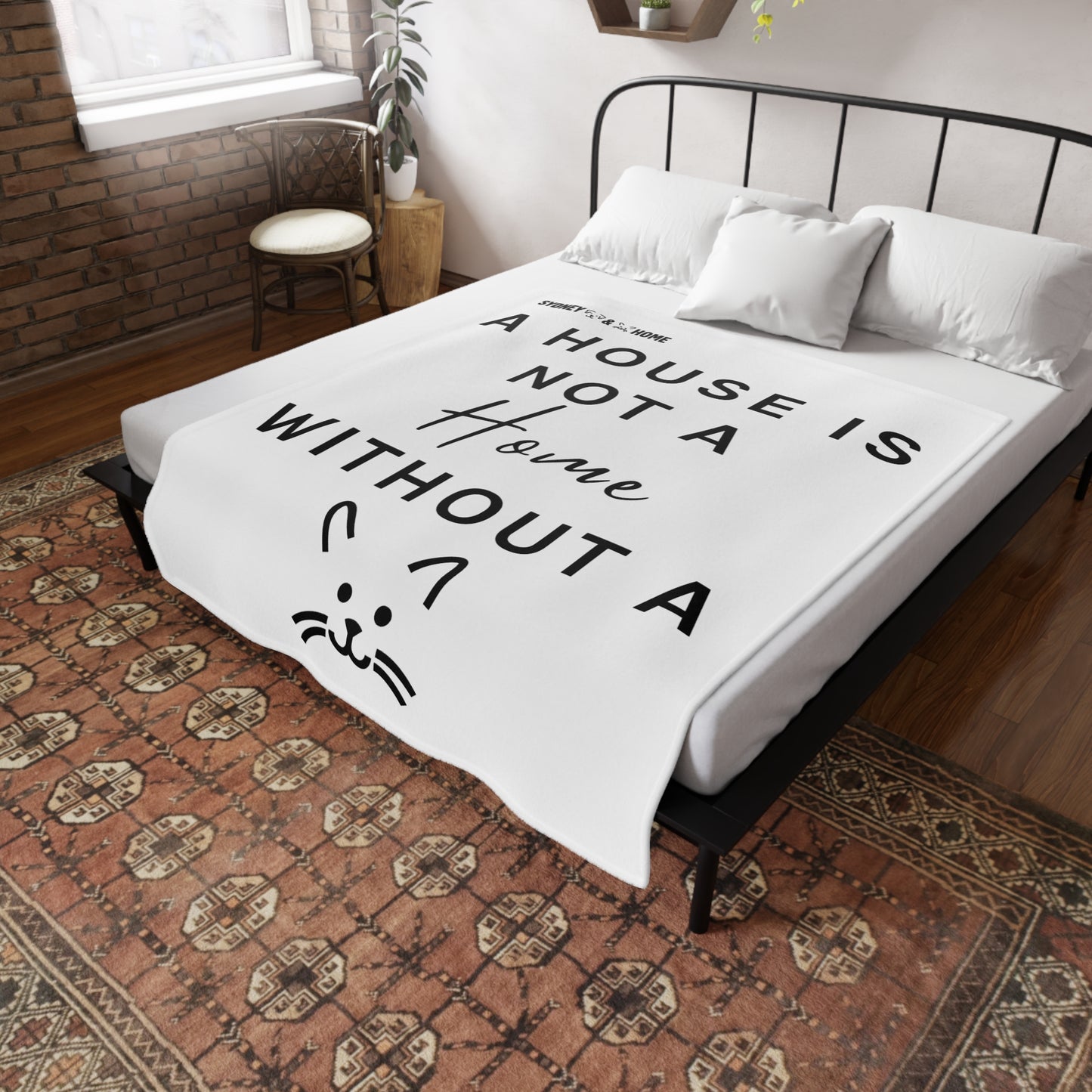 Plush Fleece Cat Blanket