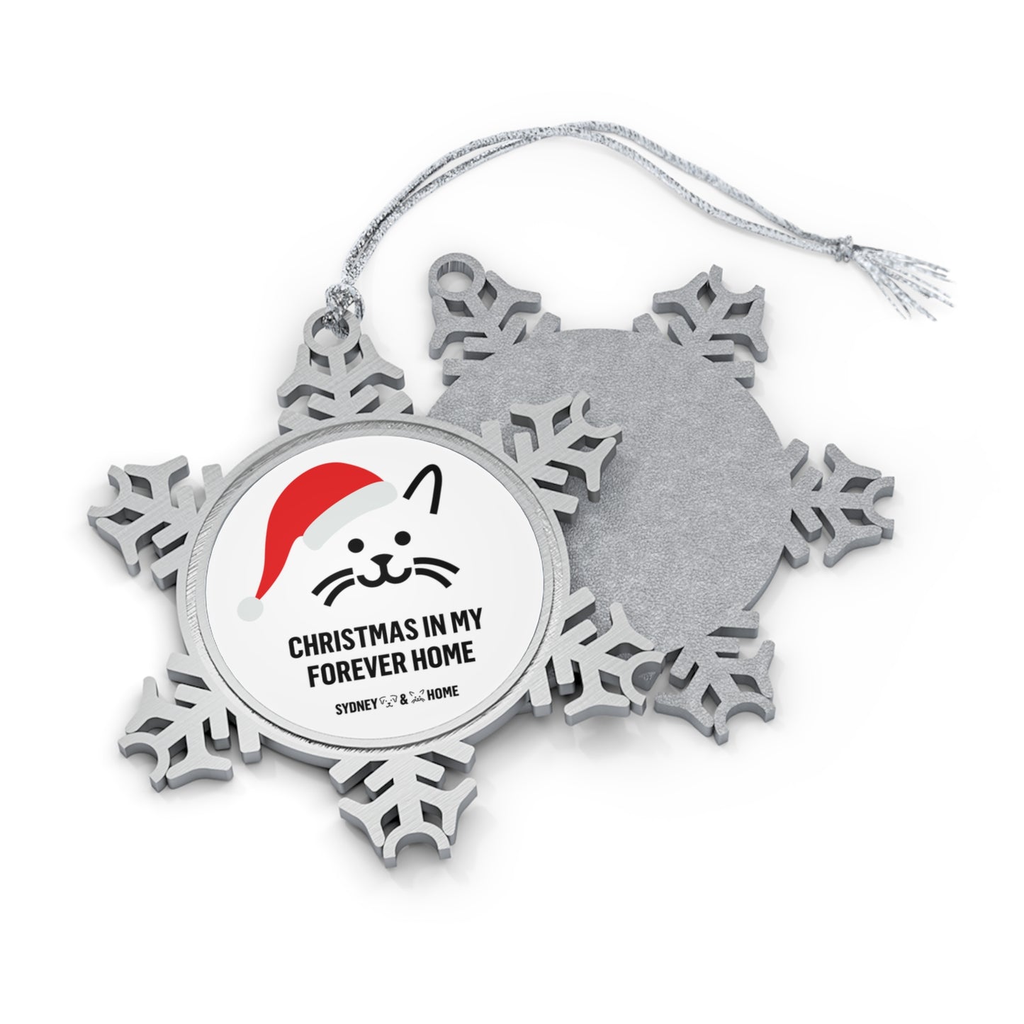 Christmas Ornament - Christmas in my Forever Home Cat