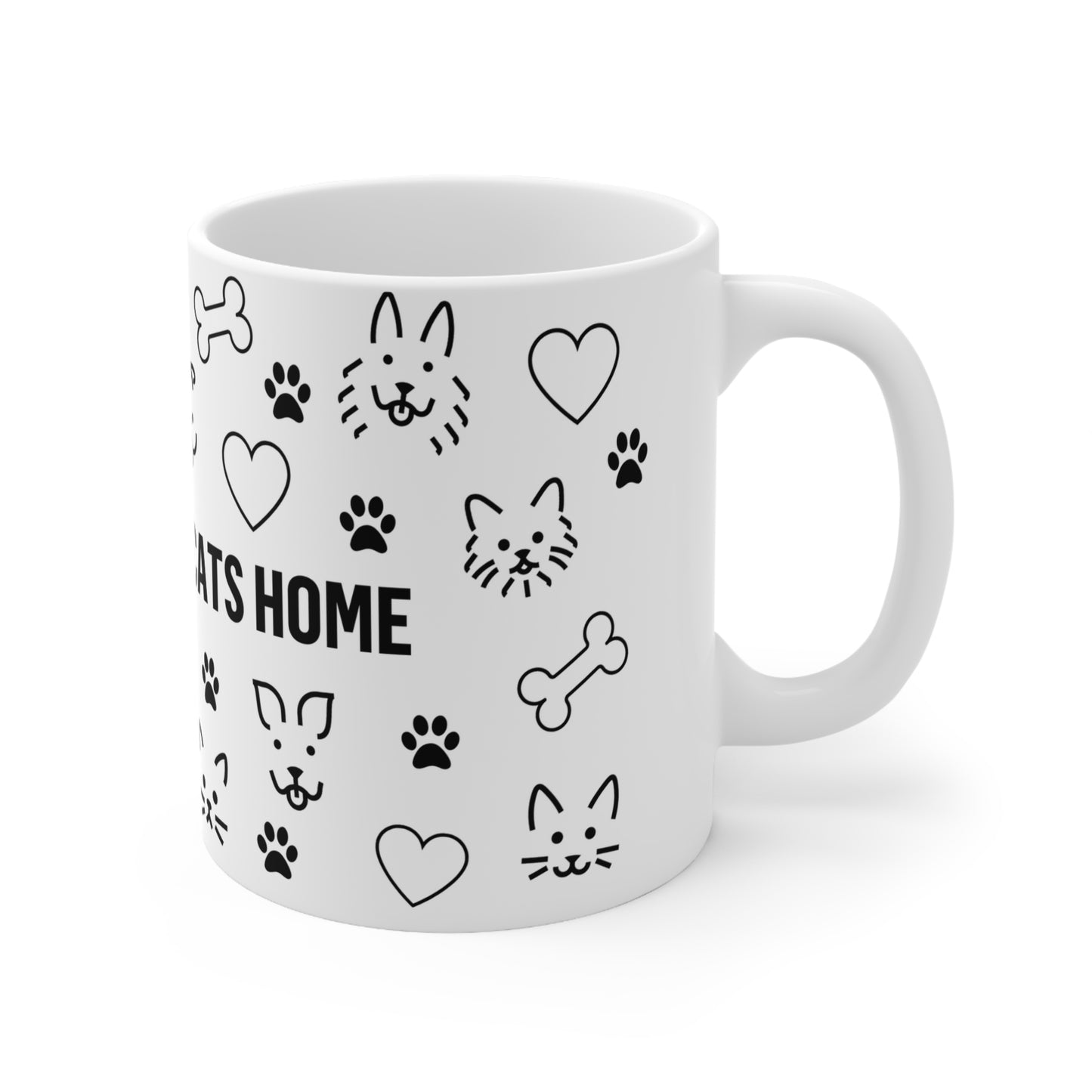 Mug - Paws, Bones and Hearts