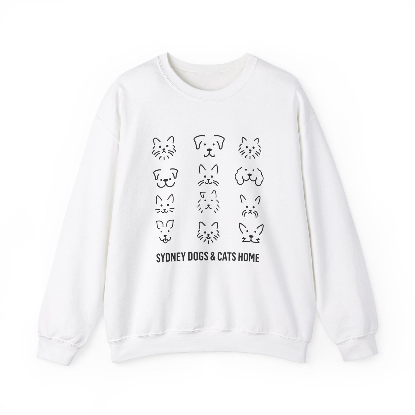 Crewneck Sweatshirt - A Dozen Dogs/Cats