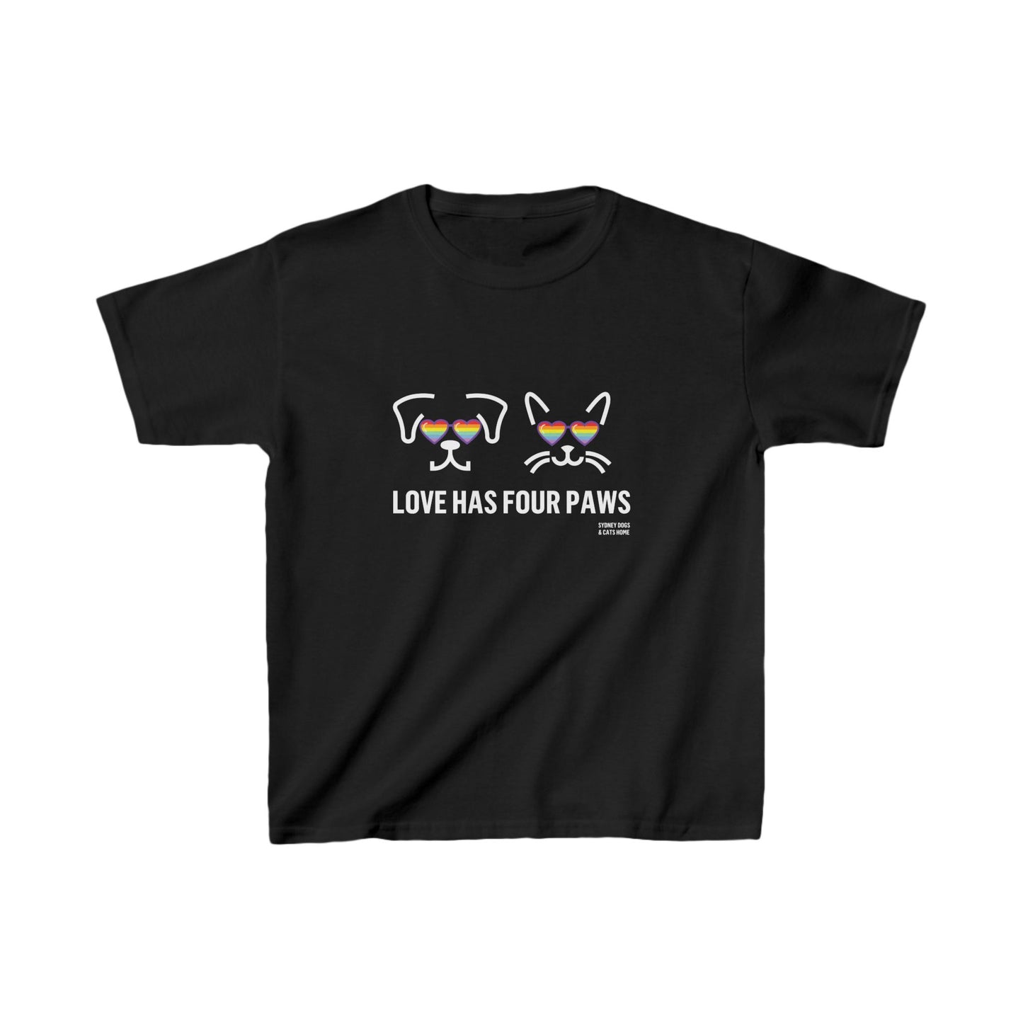 T-Shirt (Kids) - Love Has Four Paws (Pride Collection)