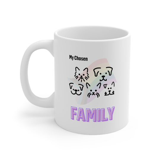 "My Chosen Family" Pet-Love Coffee Cup