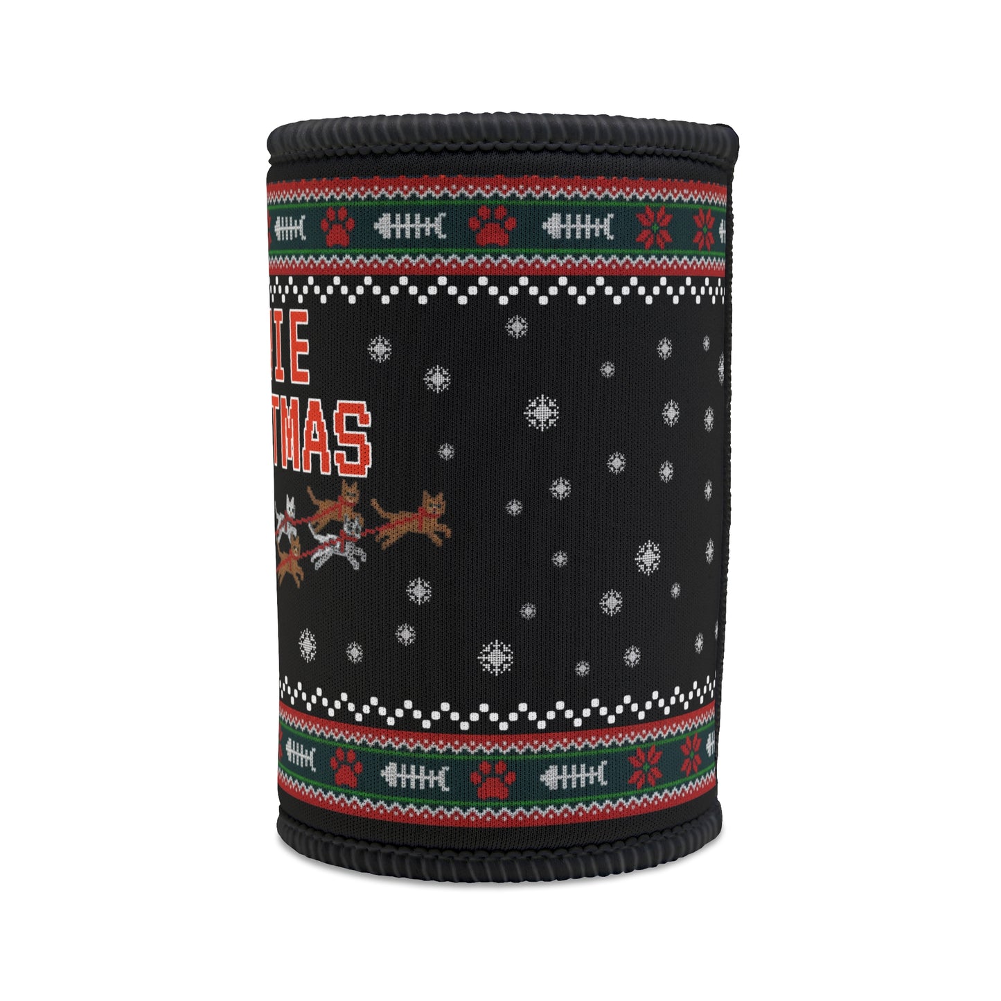 Stubby Holder - Meowie Christmas 2025