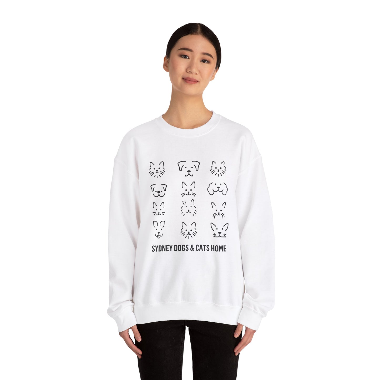 Crewneck Sweatshirt - A Dozen Dogs/Cats