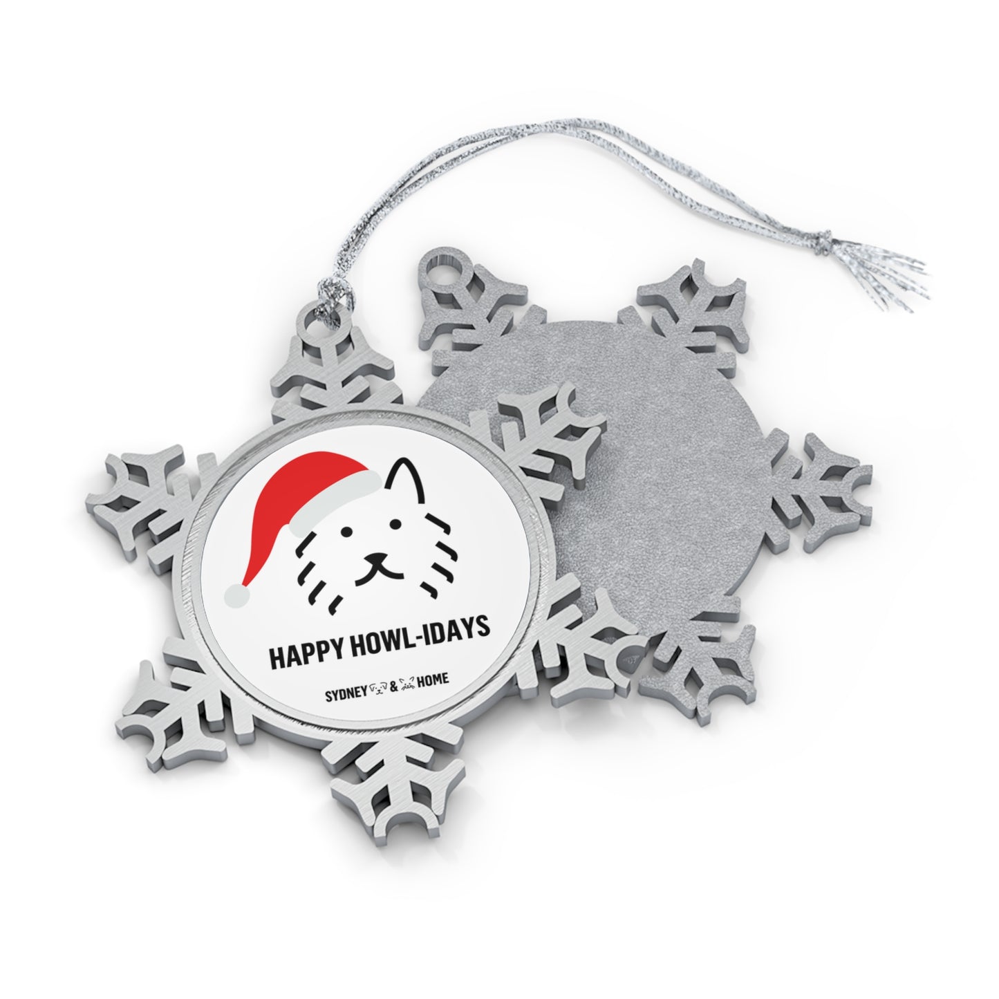 Christmas Ornament - Happy Howl-idays