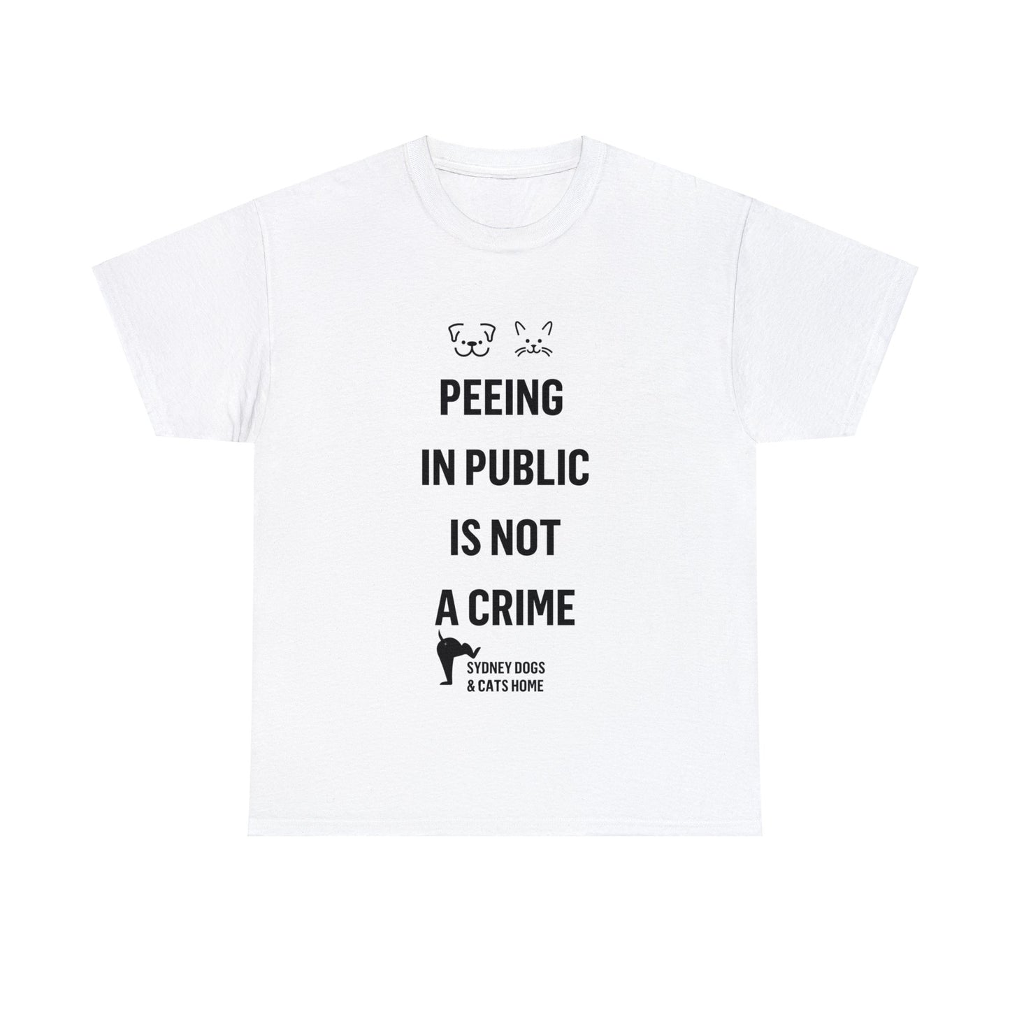 T-Shirt - Peeing in Public is Not a Crime
