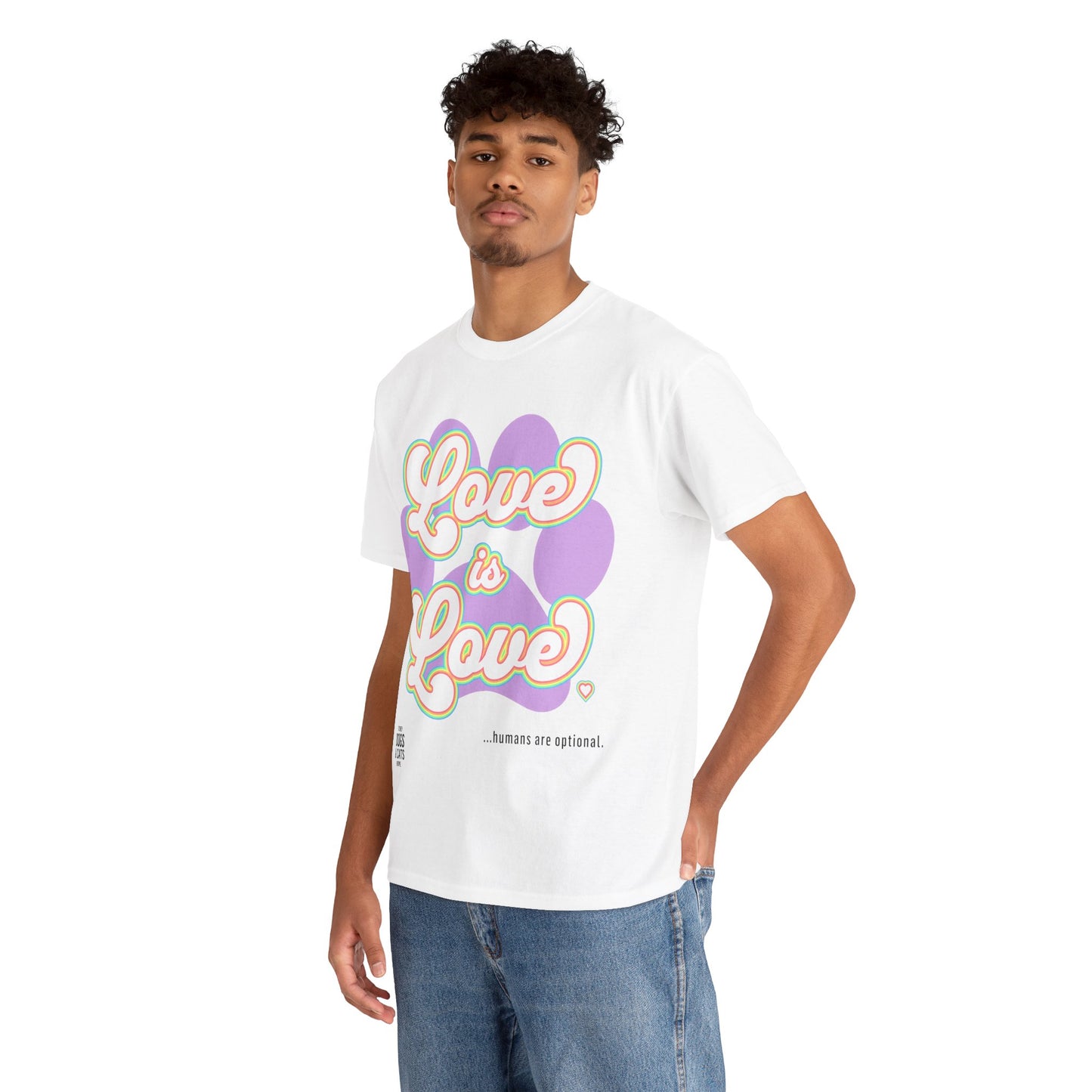 Love is Love T‑Shirt — Retro Pastel Pride Graphic Tee