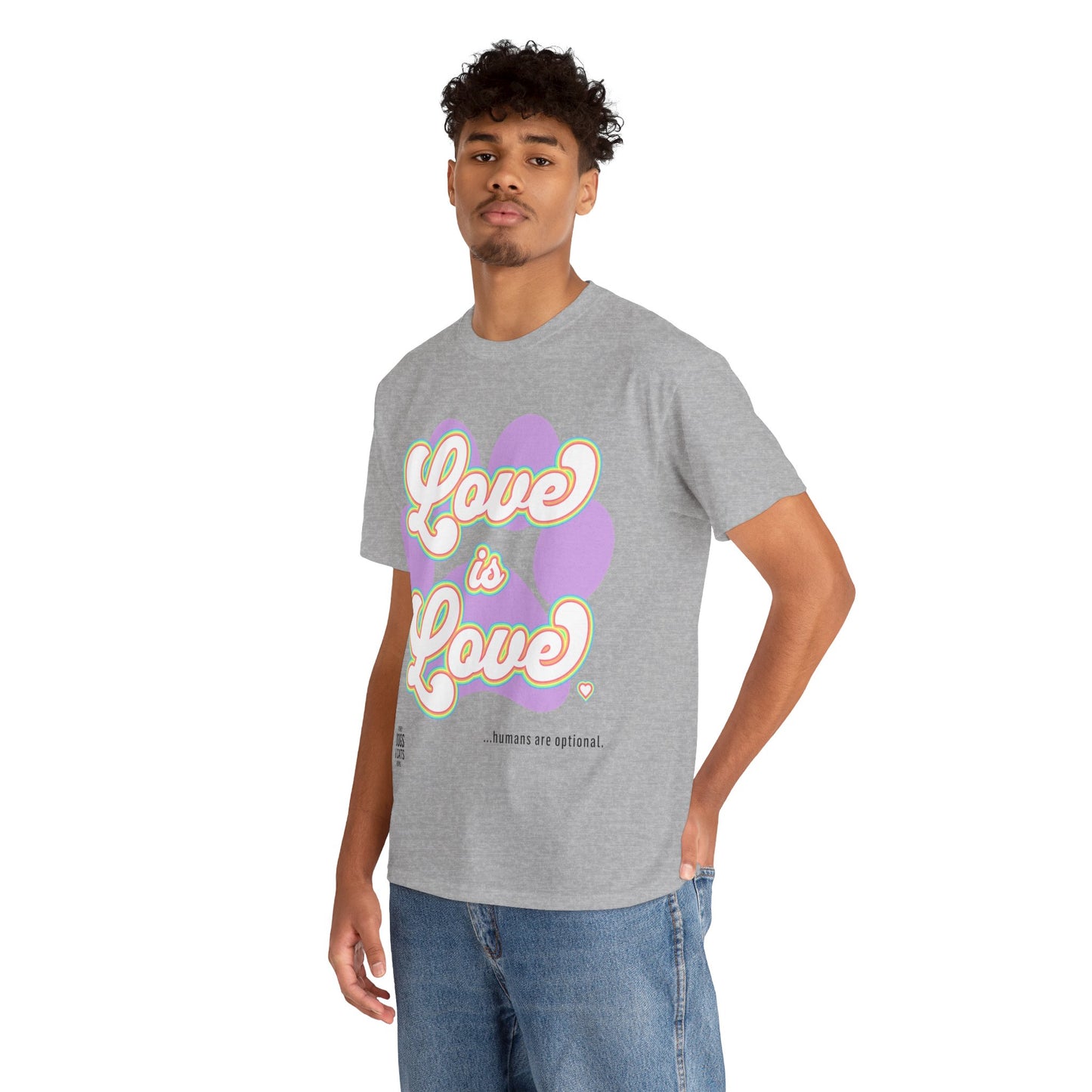 Love is Love T‑Shirt — Retro Pastel Pride Graphic Tee