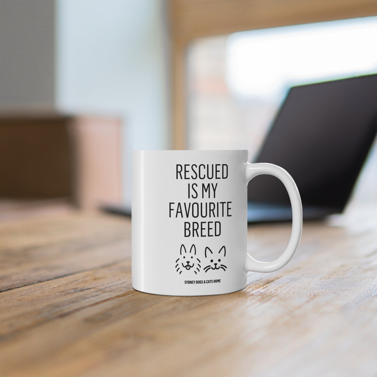 Mug - Rescued is my Favourite Breed