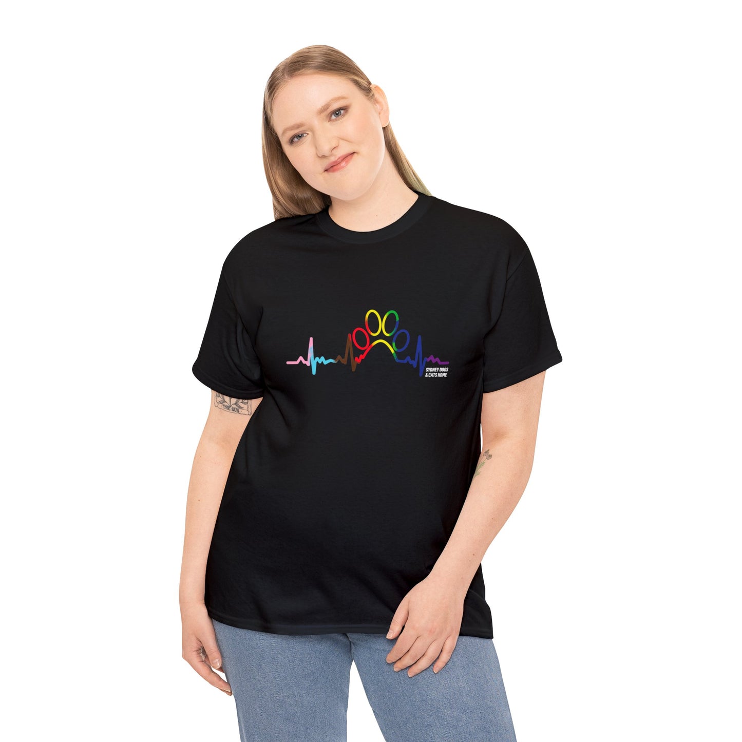 T-Shirt - Heartbeat Paw Pride Edition