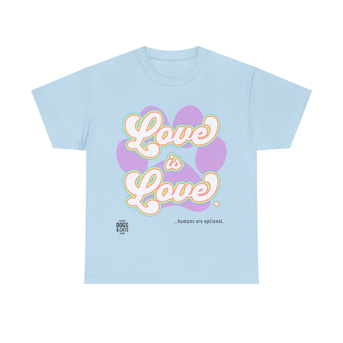 Love is Love T‑Shirt — Retro Pastel Pride Graphic Tee
