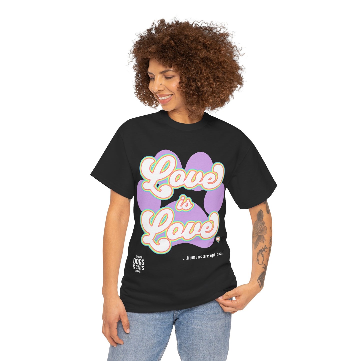 Love is Love T‑Shirt — Retro Pastel Pride Graphic Tee