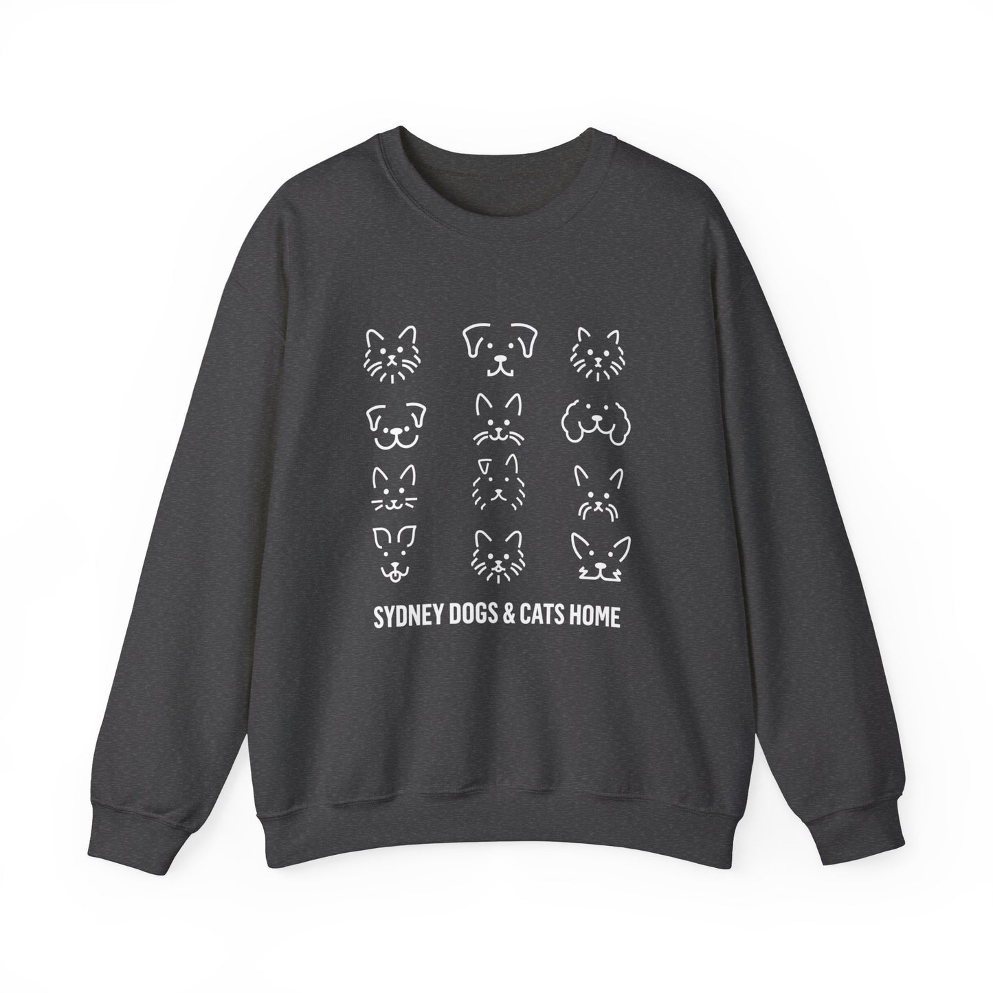 Crewneck Sweatshirt - A Dozen Dogs/Cats