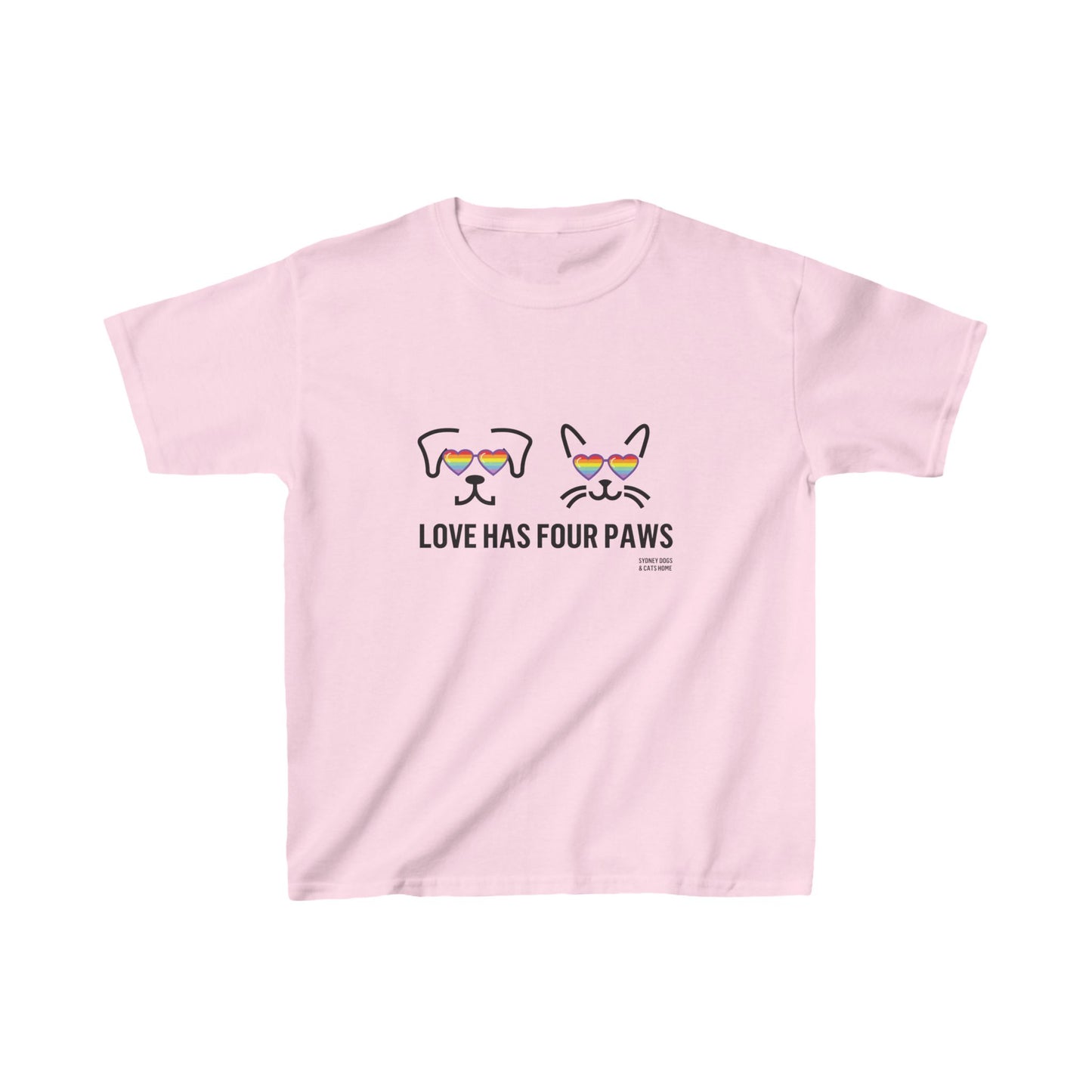 T-Shirt (Kids) - Love Has Four Paws (Pride Collection)