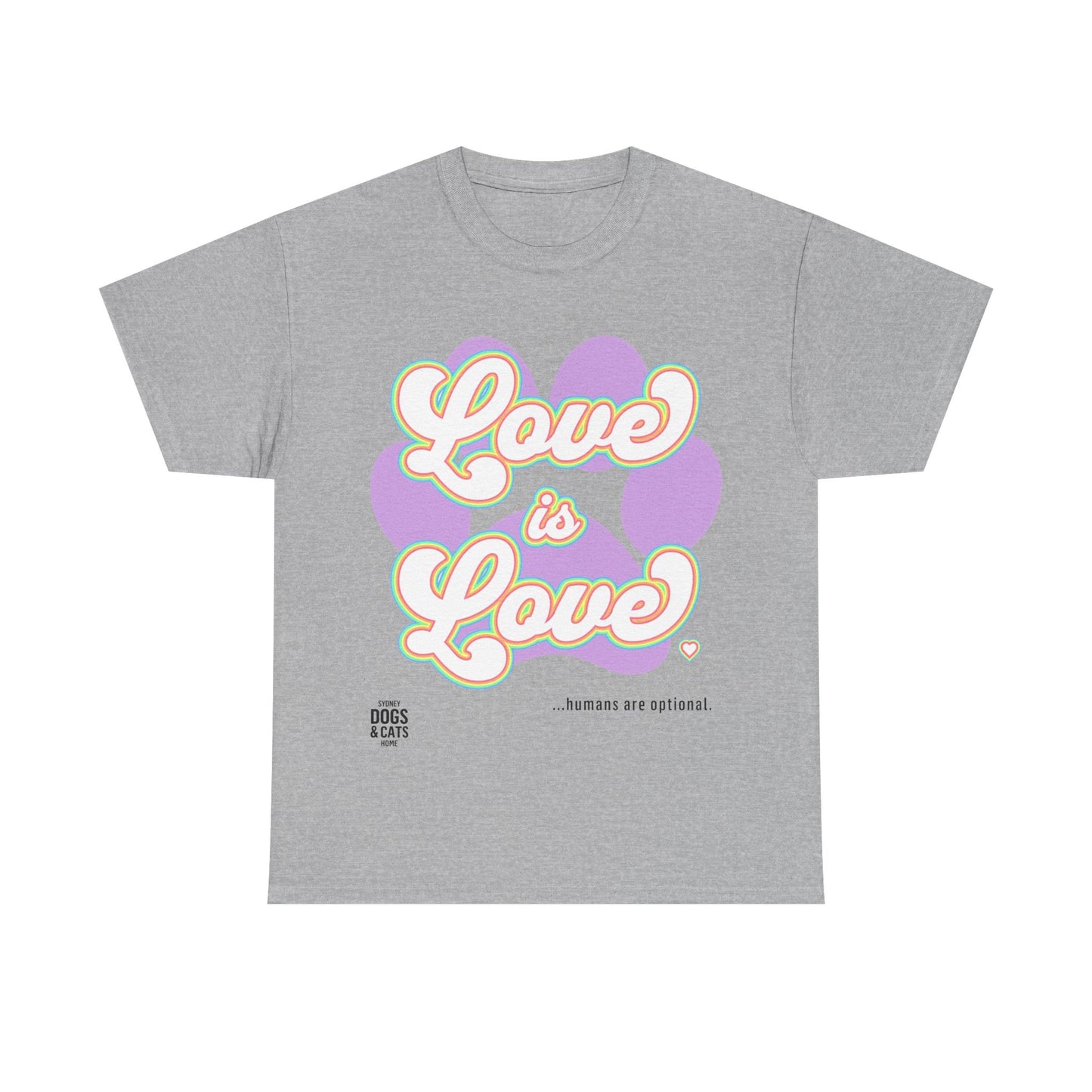 Love is Love T‑Shirt — Retro Pastel Pride Graphic Tee