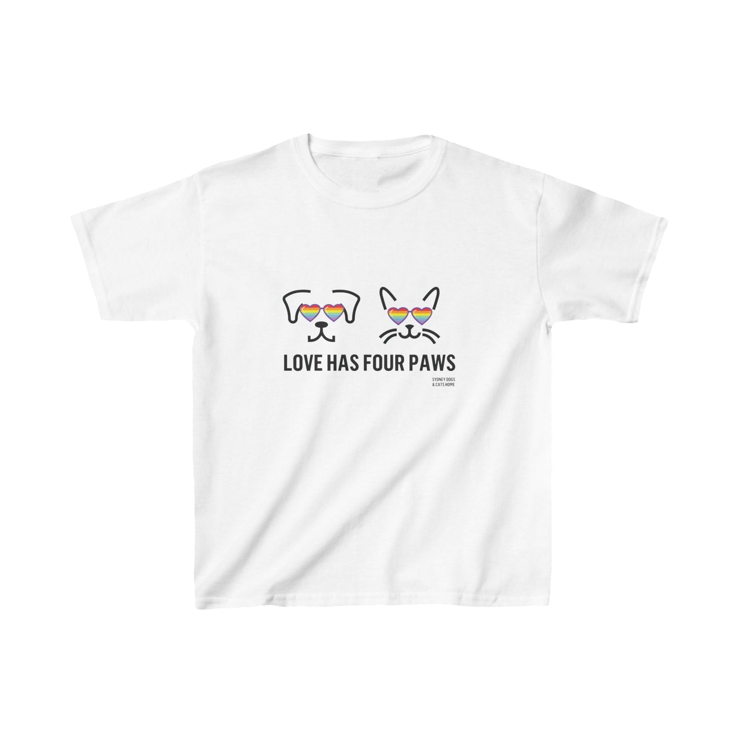 T-Shirt (Kids) - Love Has Four Paws (Pride Collection)