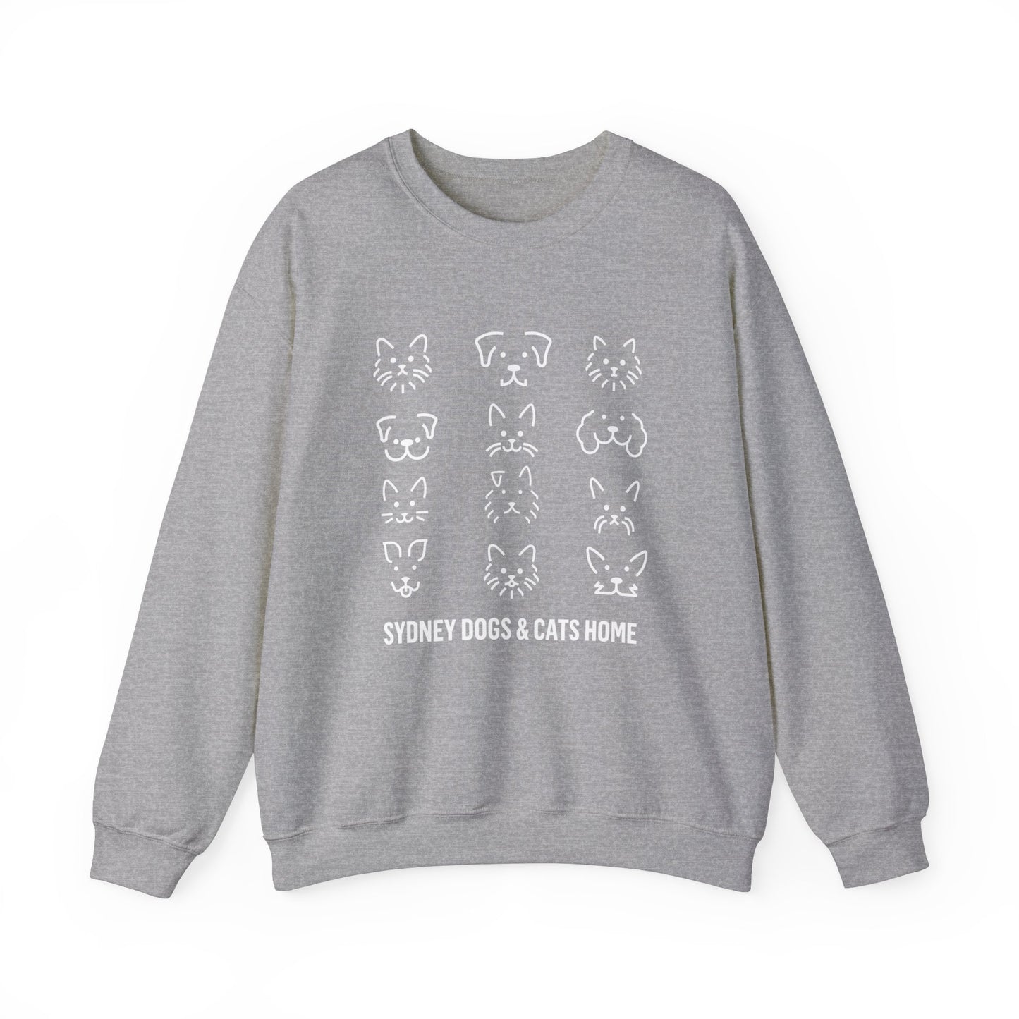 Crewneck Sweatshirt - A Dozen Dogs/Cats