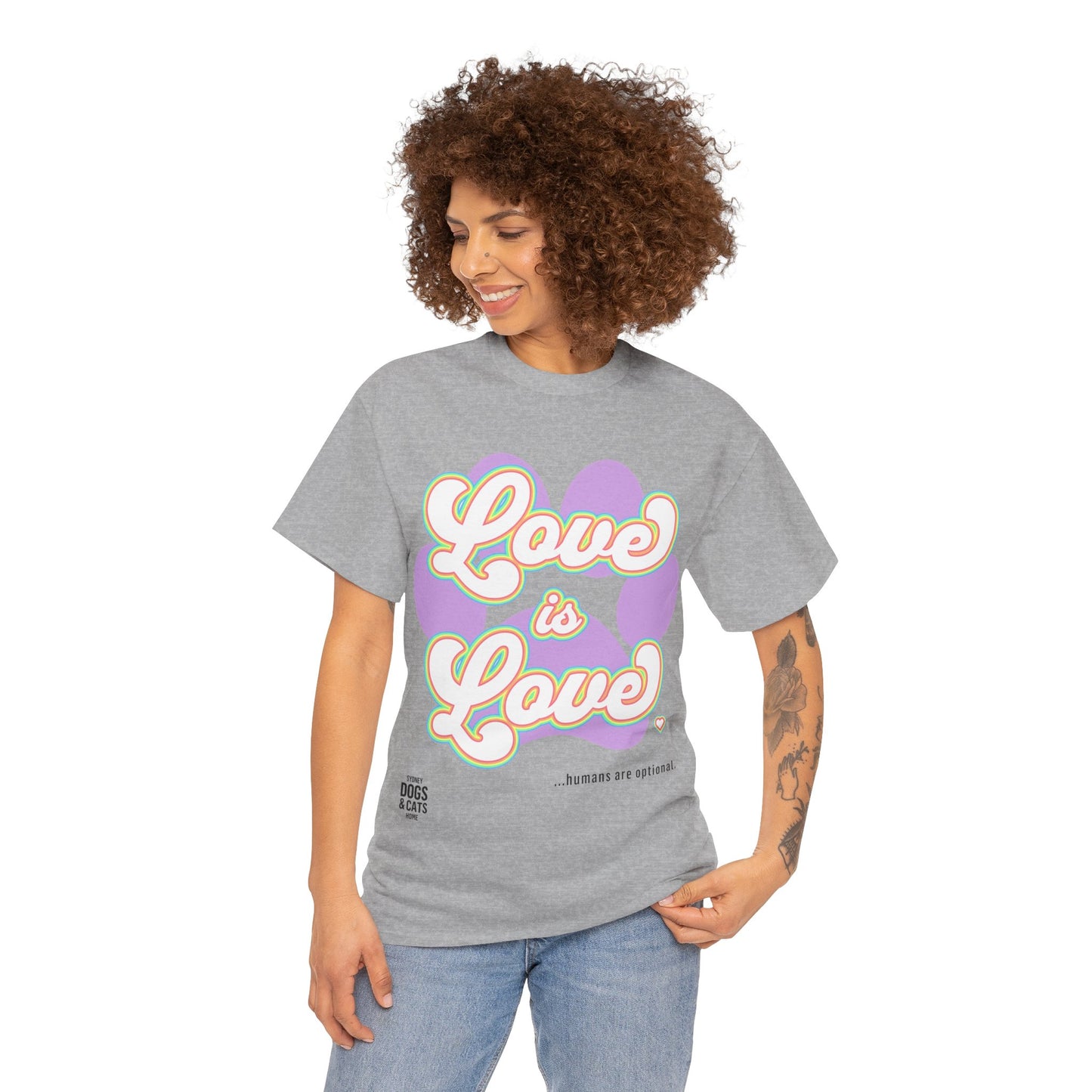 Love is Love T‑Shirt — Retro Pastel Pride Graphic Tee