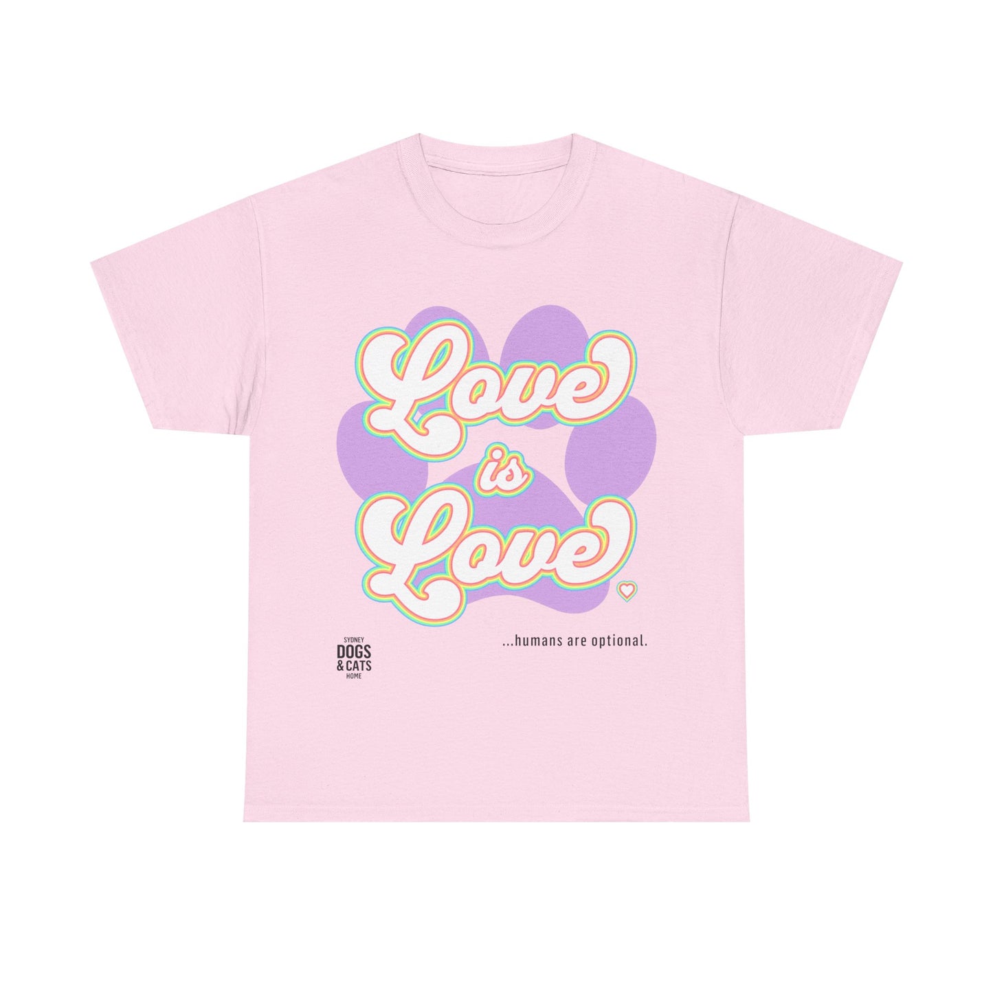 Love is Love T‑Shirt — Retro Pastel Pride Graphic Tee