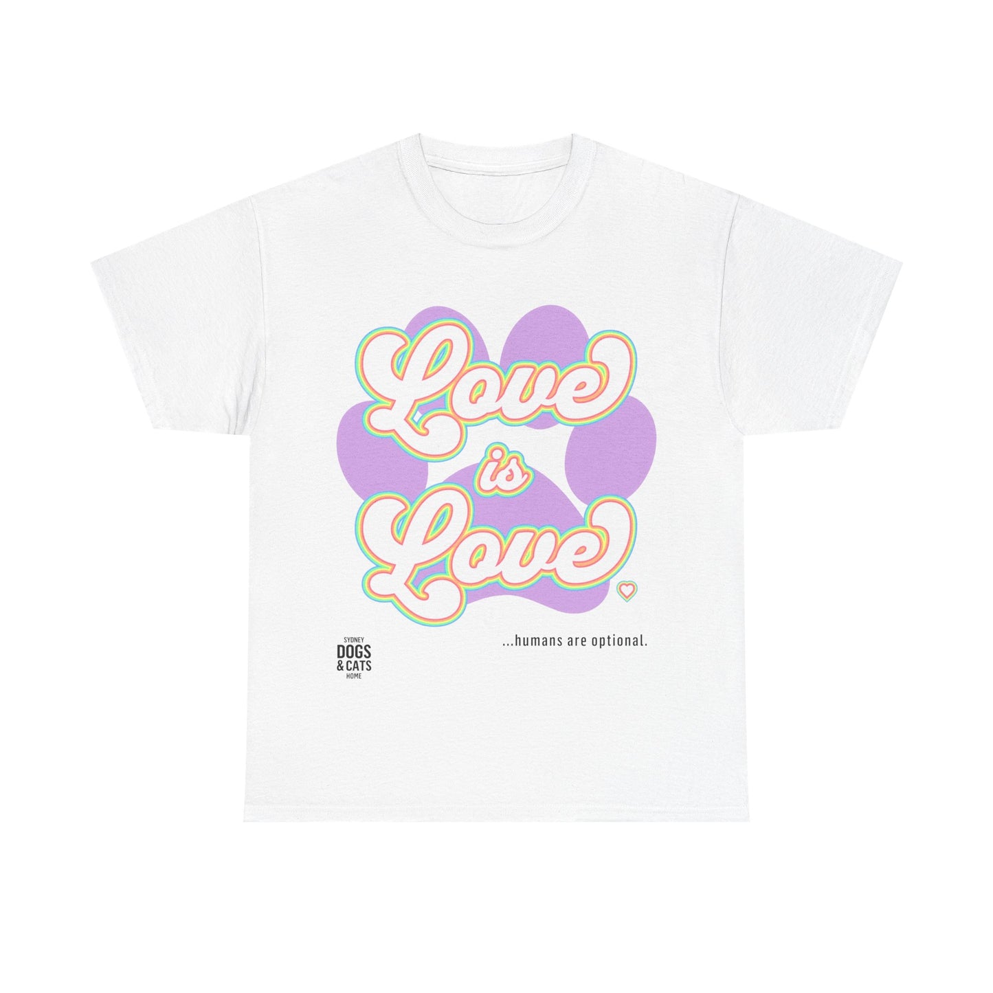 Love is Love T‑Shirt — Retro Pastel Pride Graphic Tee