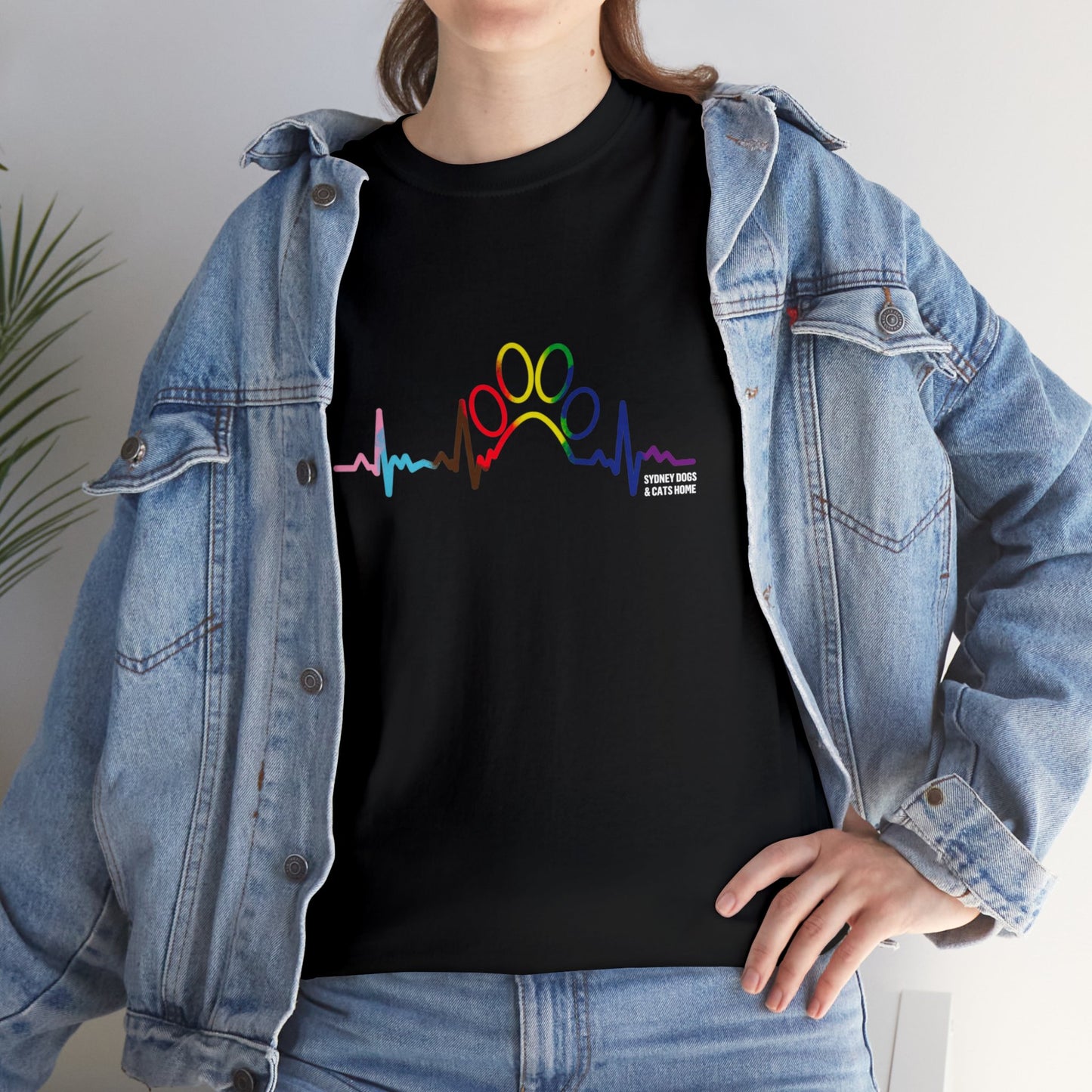 T-Shirt - Heartbeat Paw Pride Edition