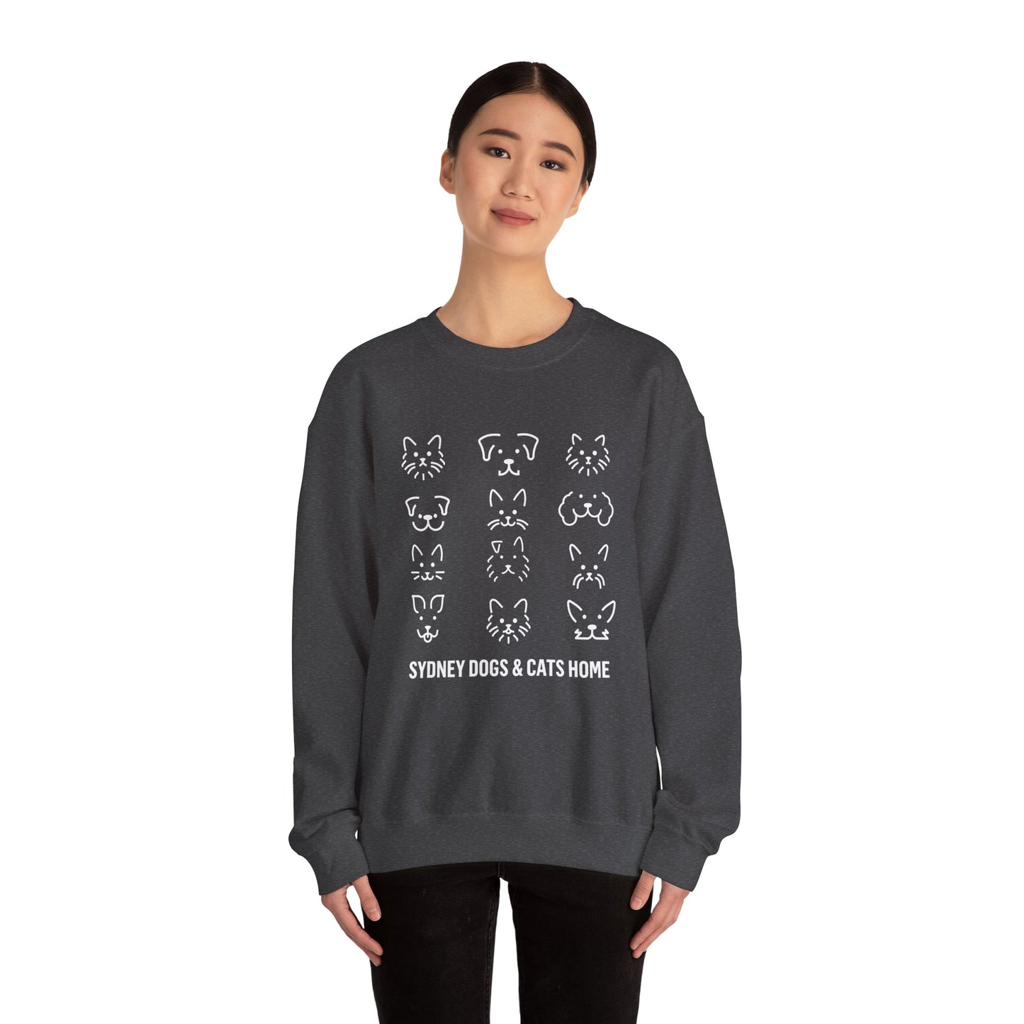 Crewneck Sweatshirt - A Dozen Dogs/Cats