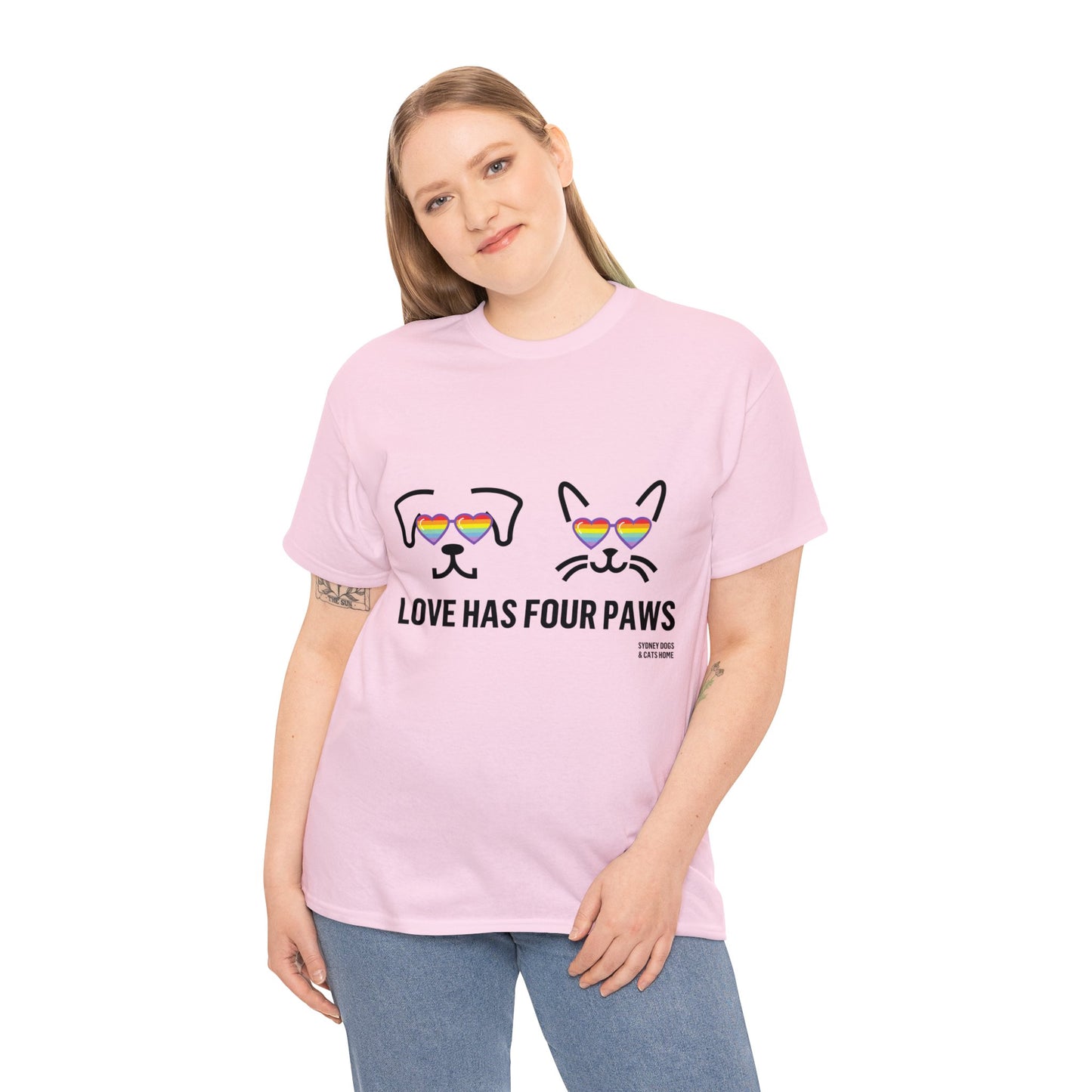 T-Shirt - Love Has Four Paws (Pride Collection)