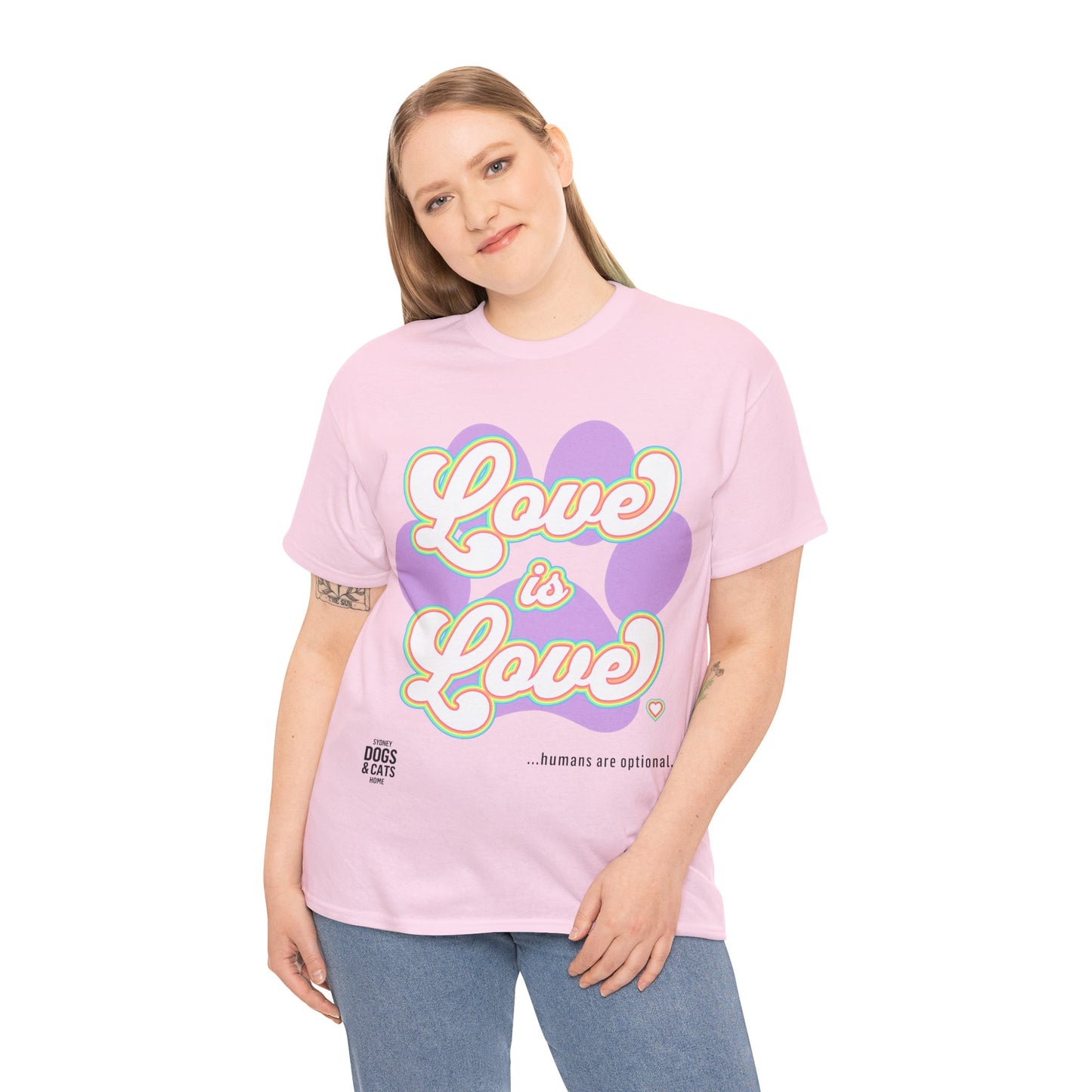 Love is Love T‑Shirt — Retro Pastel Pride Graphic Tee