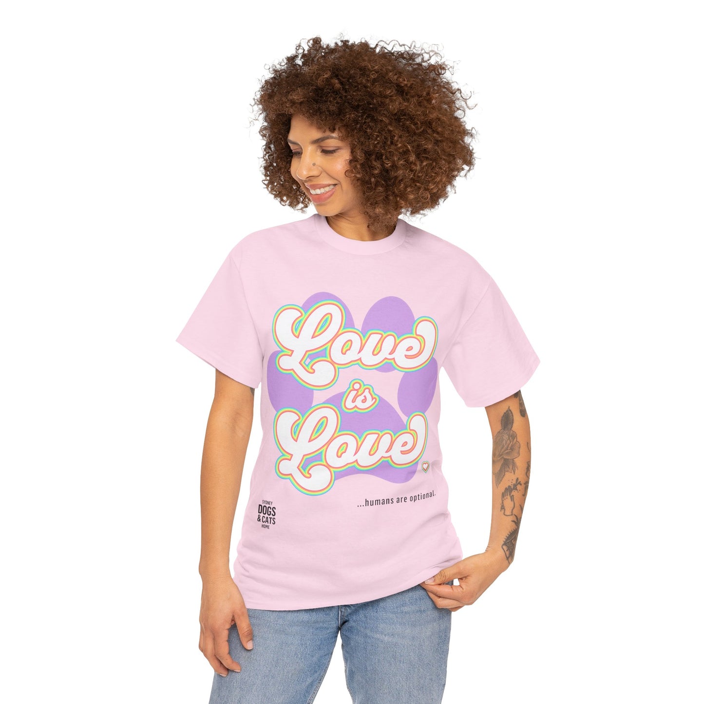 Love is Love T‑Shirt — Retro Pastel Pride Graphic Tee