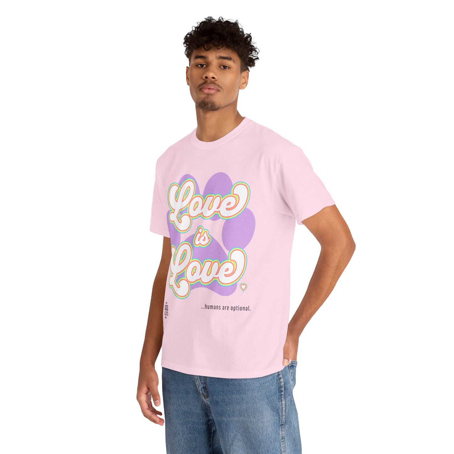Love is Love T‑Shirt — Retro Pastel Pride Graphic Tee