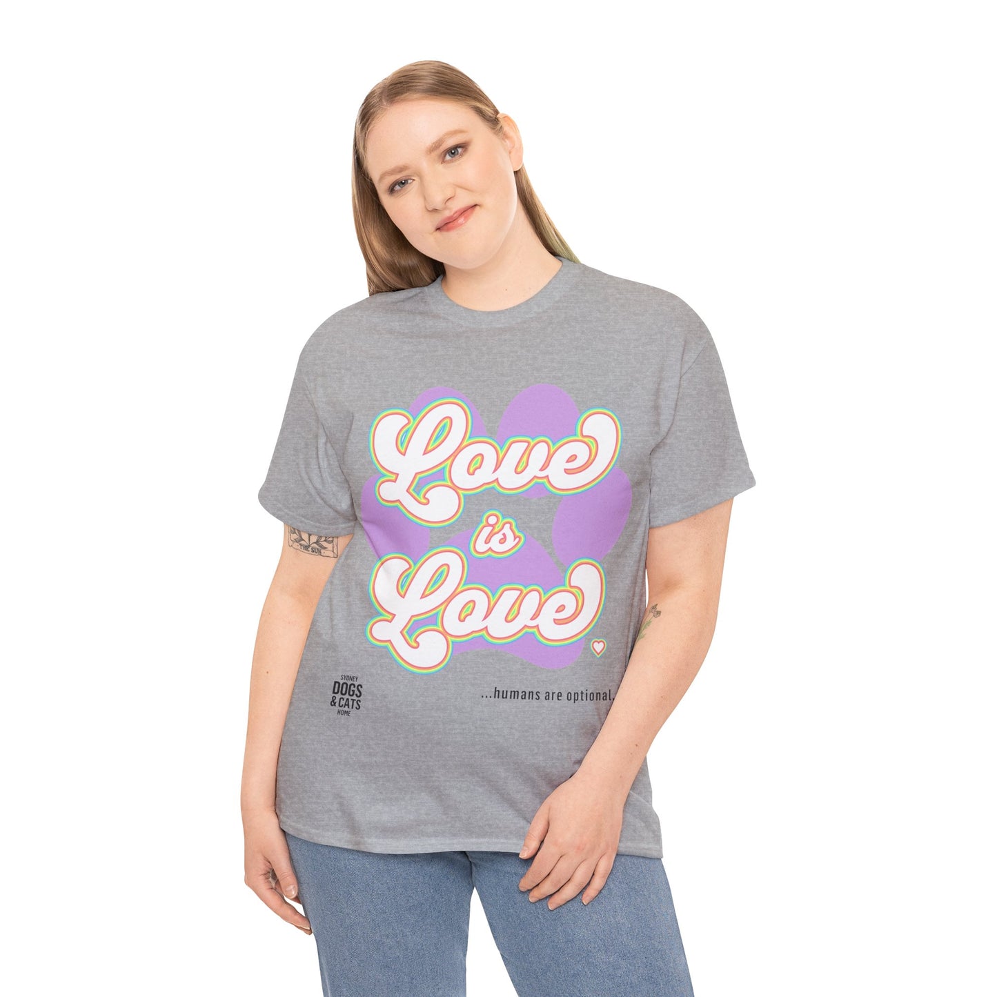 Love is Love T‑Shirt — Retro Pastel Pride Graphic Tee