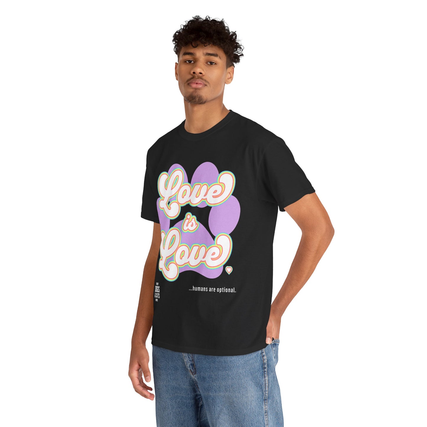 Love is Love T‑Shirt — Retro Pastel Pride Graphic Tee