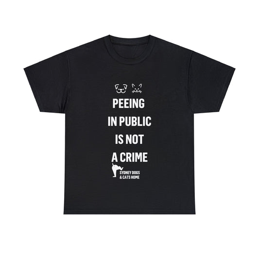 T-Shirt - Peeing in Public is Not a Crime